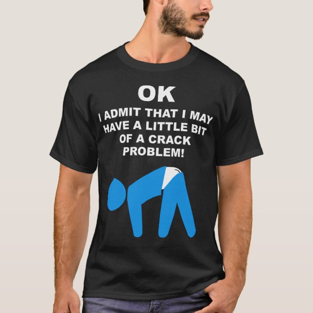 Skjorta för ändasprickaproblem t shirt (Framsida)