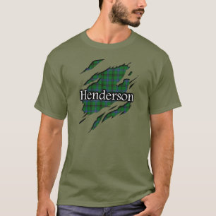 Skjorta för ande för klanHenderson Tartan Tee Shirt