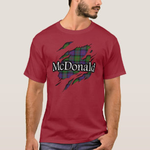 Skjorta för ande för klanMacDonald McDonald Tartan Tröja