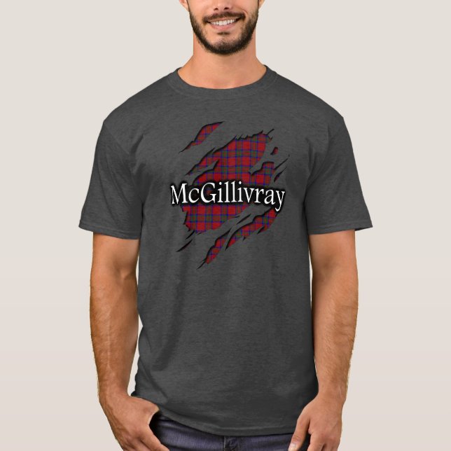 Skjorta för ande för klanMacGillivray McGillivray T-shirt (Framsida)