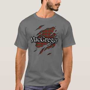 Skjorta för ande för klanMacGregor Tartan Tee Shirt