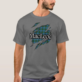Skjorta för ande för klanMacLeod Tartan Tee Shirt