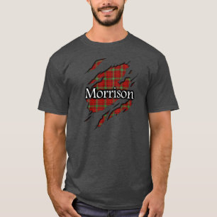 Skjorta för ande för klanMorrison Tartan T-shirt
