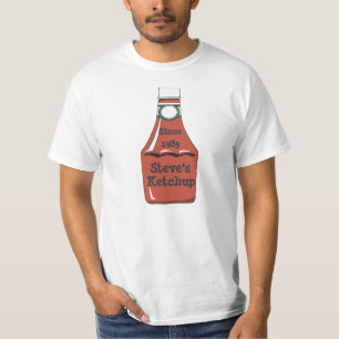 Skjorta för anpassadeKetchupflaska Tee Shirt