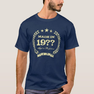 Skjorta för år t för vintagevapensköldfödel tee shirt