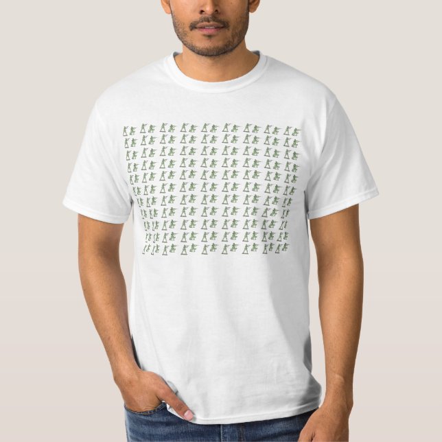 skjorta för armémantryck tee (Framsida)