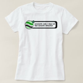 Skjorta för Aromantic Pop-Uppdefinition T Shirt