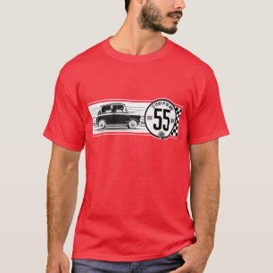 Skjorta för årsdag T för klassikerkortkort 55 Tee Shirt