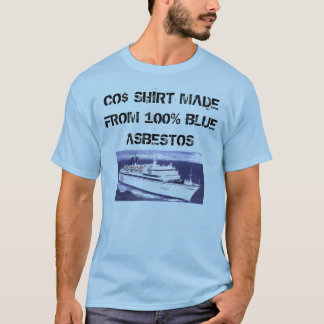 Skjorta för asbest för funktionshavsArrrgh blått Tee Shirt