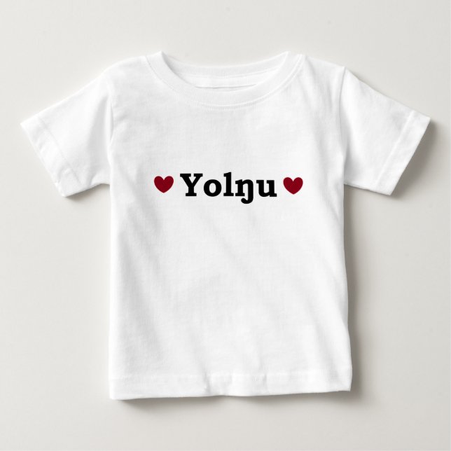 Skjorta för baby för hjärtaYolngu pride Tee Shirt (Framsida)