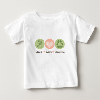 Skjorta för baby T för fredkärlekåtervinna Tee Shirt