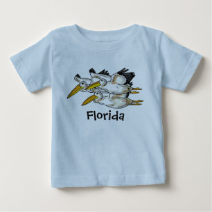 Skjorta för babyFlorida pelikan Tee