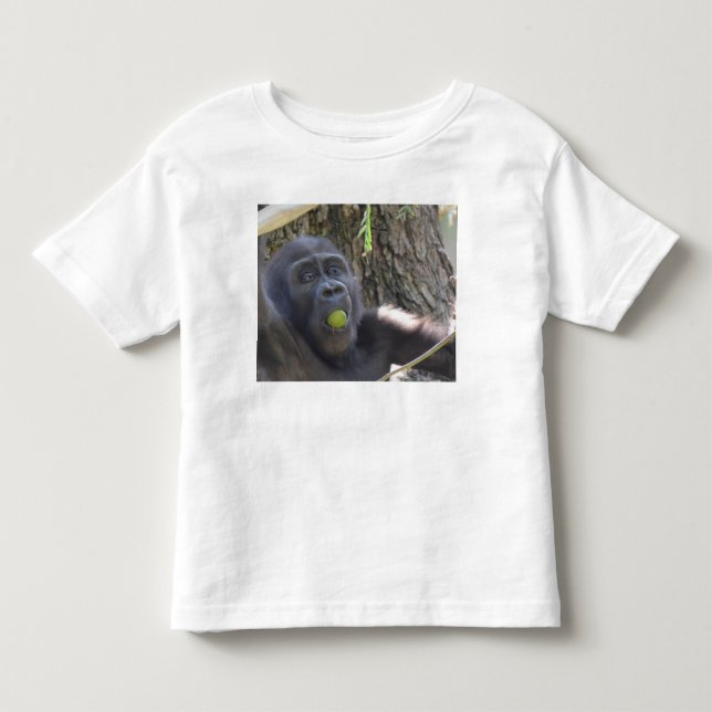 Skjorta för babygorillautslagsplats tee (Framsida)