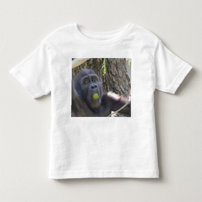 Skjorta för babygorillautslagsplats tee shirt (Framsida)