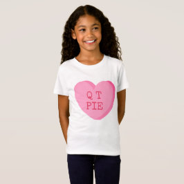 Skjorta för barn för personliggodishjärta t shirt