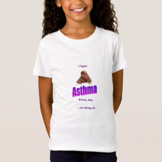 Skjorta för barnastmamedvetenhet tee shirt