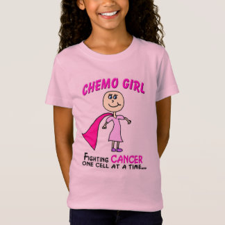 Skjorta för barndomcancerChemo flicka T Shirt