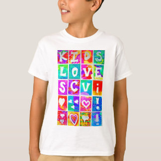 Skjorta för barnkärlekSCVi konst T-shirt