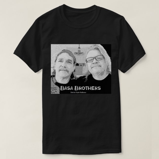 Skjorta för Basa bröder T Tee Shirt (Design framsida)