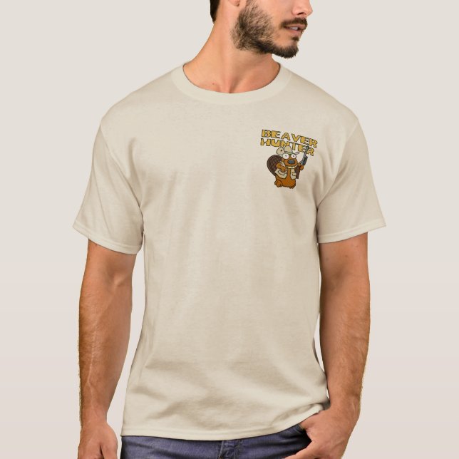 Skjorta för bäverjägare 2 t-shirt (Framsida)