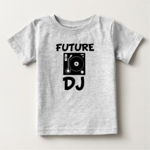 Skjorta för bebis för framtidsDJ rolig T Shirt