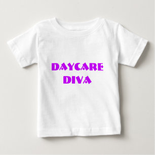 Skjorta för bebis för Sassydog DAYCAREDIVA T Shirt