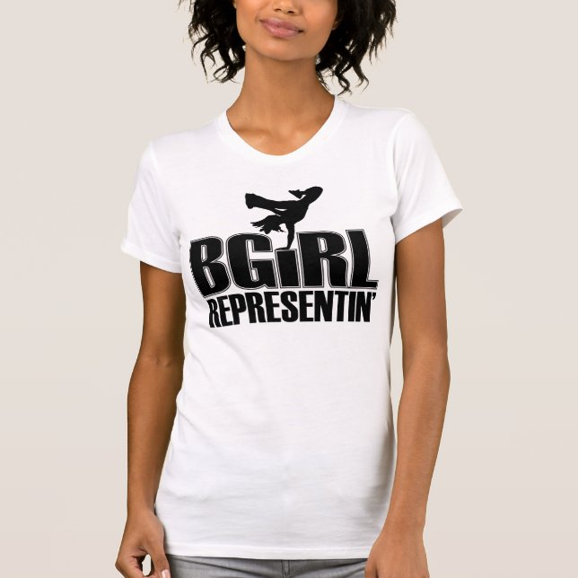 Skjorta för BGirl T Tröja (Framsida)