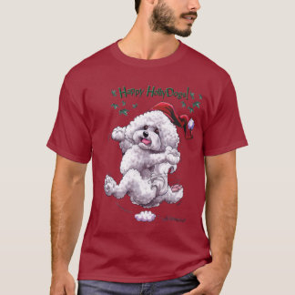 Skjorta för Bichon Frise helgdag t Tee Shirt