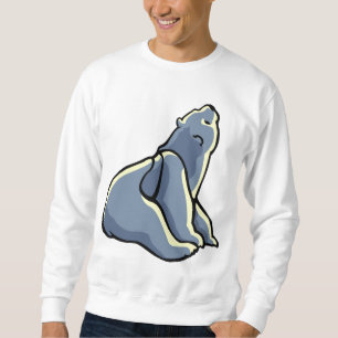 Skjorta för björn för polar björnkonstT-tröja Sweatshirt