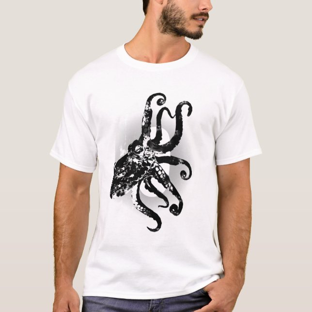 Skjorta för bläckfisk T Tee Shirt (Framsida)