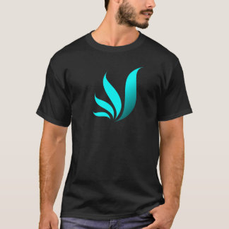 Skjorta för blågrässymbolsmörk t-shirt