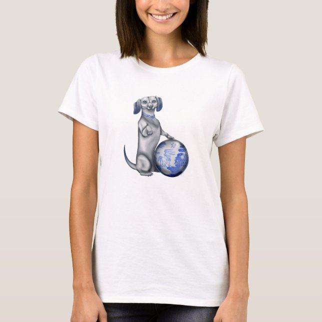 Skjorta för blåttpiltax tee shirt (Framsida)