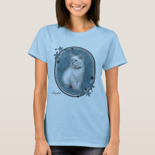 skjorta för blåttragdollkattunge t t-shirt