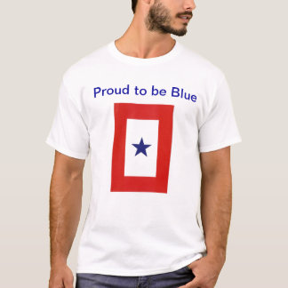 Skjorta för blåttstjärnaflagga tee shirt