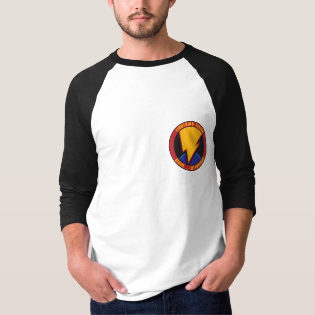 Skjorta för blixtlegionemblem tee shirt (Framsida)