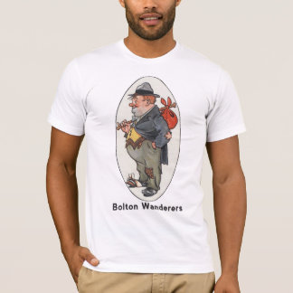 Skjorta för Bolton Wanderers fotbollklubb T Tee Shirt