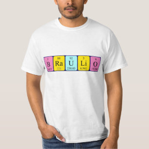 Skjorta för Braulio periodisk bordnamn T-shirt