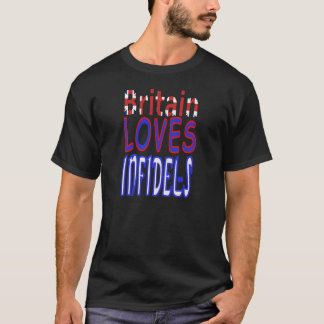 Skjorta för Britannien kärlekicke-troende Tee
