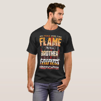 Skjorta för broderbrandmanamerikanska flaggan t shirt