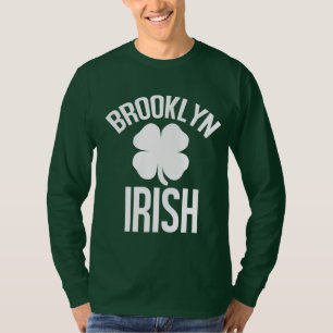 Skjorta för Brooklyn irländare (mörk) Tee Shirt