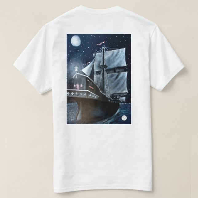 Skjorta för Buccaneer bris T Tee (Design baksida)