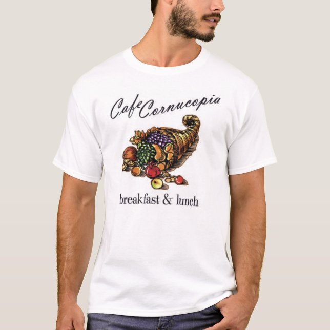 Skjorta för Cafeymnighetshornutslagsplats Tee (Framsida)