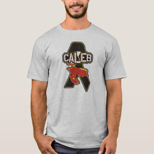 Skjorta för Caleb Moore Tributegrå färg Tee Shirt