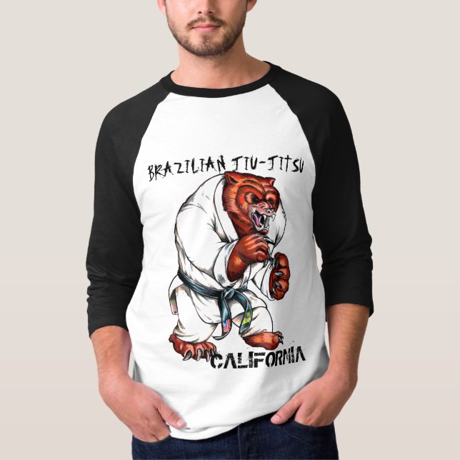 SKJORTA FÖR CALI-BJÖRN BJJ TRÖJA (Framsida)
