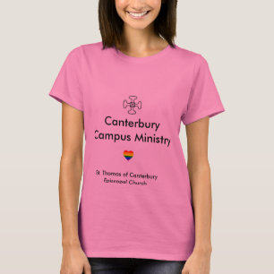 Skjorta för Canterbury universitetsområdemission T-shirt