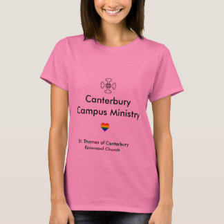 Skjorta för Canterbury universitetsområdemission T-shirt