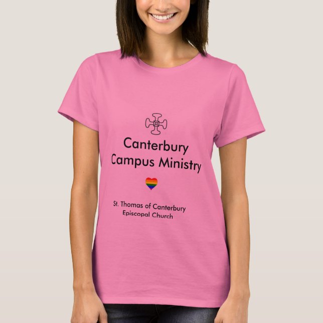 Skjorta för Canterbury universitetsområdemission T-shirt (Framsida)