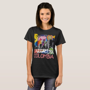 Skjorta för Cartagena Colombia kall T Shirt