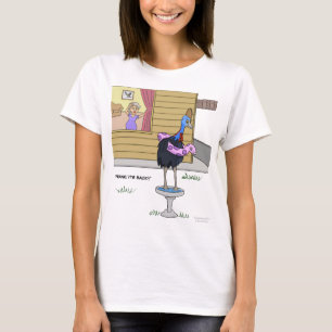 Skjorta för Cassowaryfågelbad T Shirt