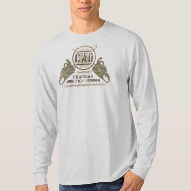 Skjorta för Chainsawböjelseoordning Tee Shirt (Framsida)